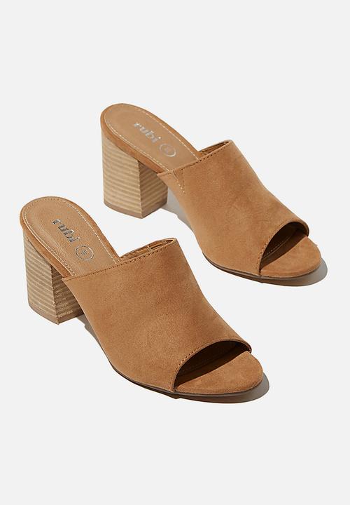 Cotton On - Colette heeled mule - light tan
