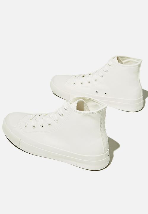 Cotton On - Britt high top - white