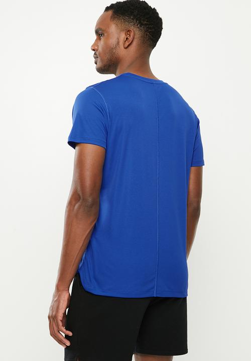 ASICS - Silver short sleeve top - blue