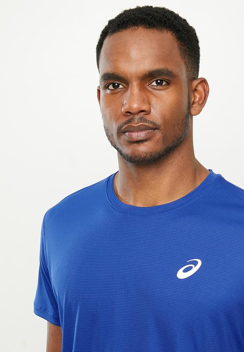 ASICS - Silver short sleeve top - blue