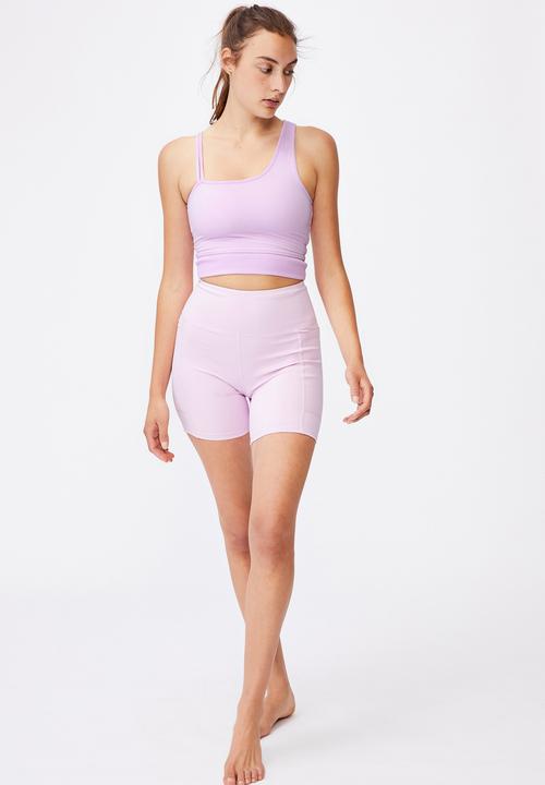 Cotton On - Run with it one shoulder vestlette - lilac 