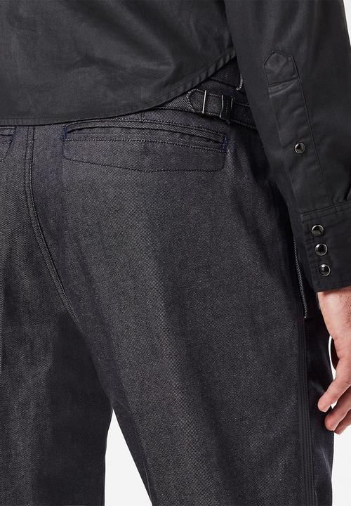 G-STAR - Varve relaxed pleated chino - mid blue