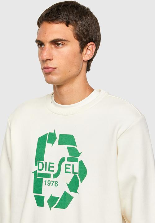 Diesel  - S-girk-n81 sweat-shirt - off white