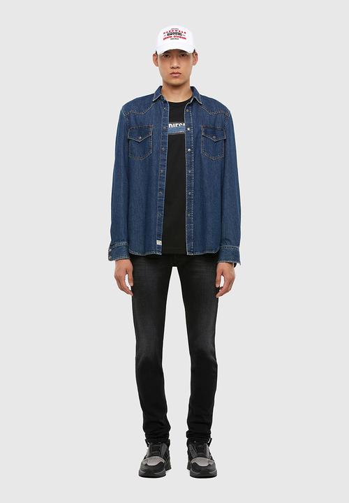 Diesel  - T-just-ls-x41 T-shirt - black