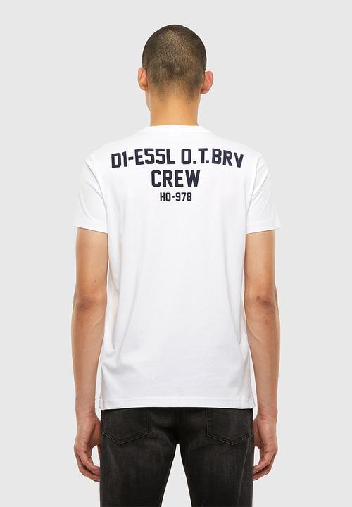 Diesel  - T-diegos-n26 t-shirt - white