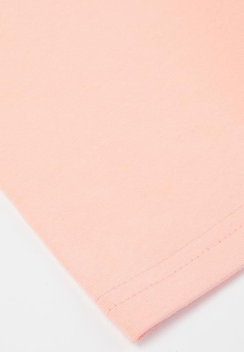 Pop Candy - 2 Pack biker leggings - peach & grey 
