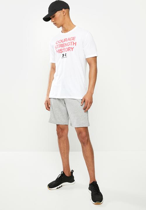 Under Armour - UA kazoku csh short sleeve tee - white