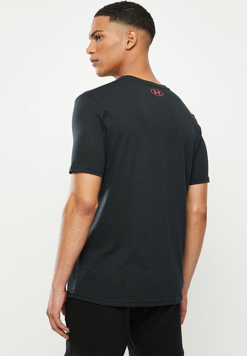 Under Armour - UA big logo wordmark short sleeve tee - black