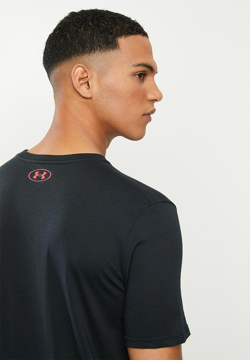 Under Armour - UA big logo wordmark short sleeve tee - black
