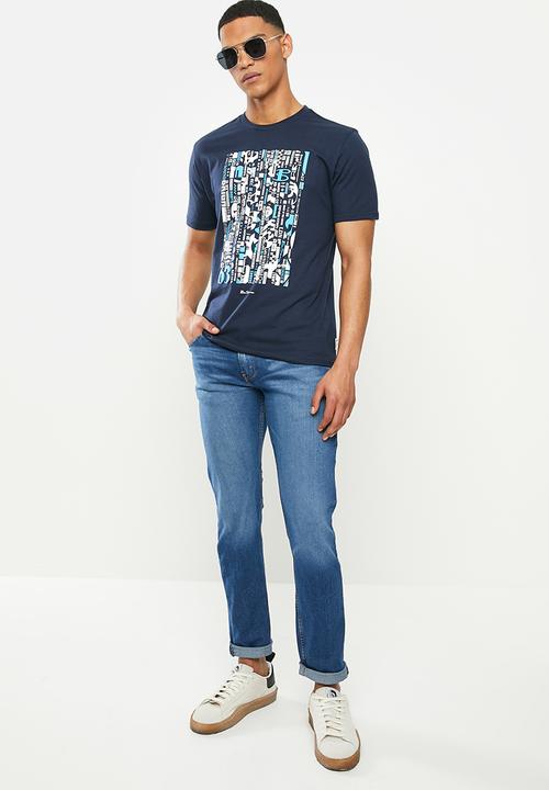 Ben Sherman - Abstract tee - navy