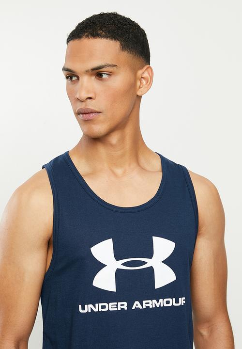 Under Armour - Sportstyle logo tank - navy