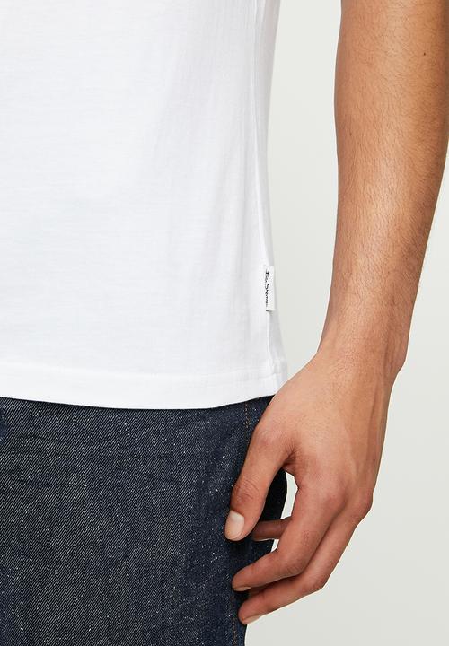 Ben Sherman - Union jack tee - white