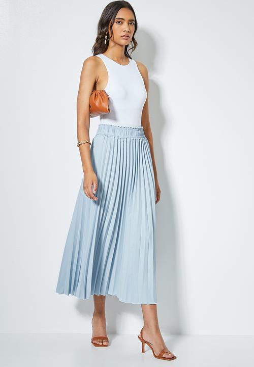Superbalist - Pleated skirt - sky blue