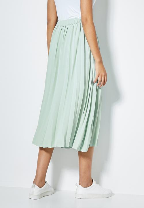 Superbalist - Button down pleated skirt - sage