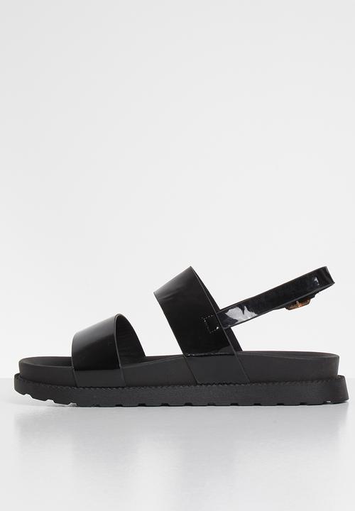 Jada - Patent sandal - black