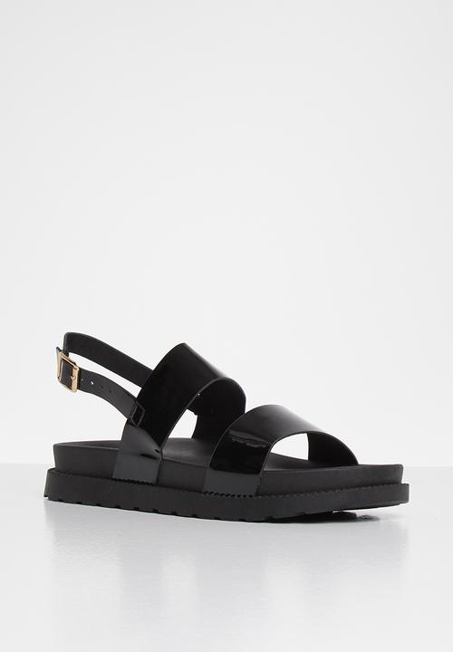 Jada - Patent sandal - black