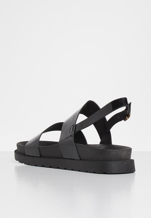 Jada - Patent sandal - black