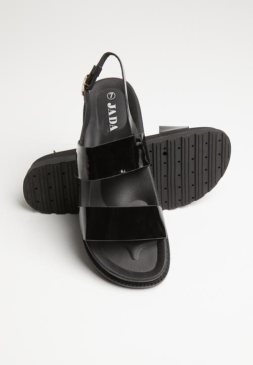 Jada - Patent sandal - black