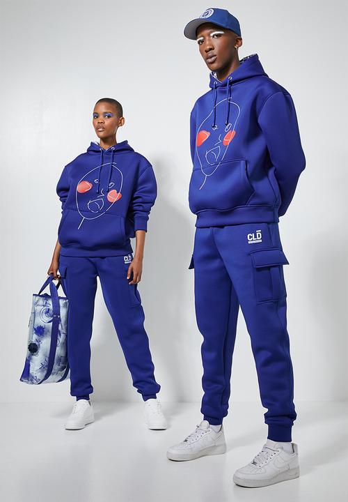 Thebe Magugu extra curricular  x CLD - Thebe Magugu extra curricular  x CLD  sweat pants - cobalt