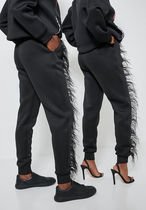 Thebe Magugu extra curricular  x CLD - Thebe Magugu extra curricular  x CLD sweat pants - black
