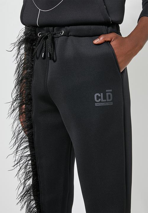 Thebe Magugu extra curricular  x CLD - Thebe Magugu extra curricular  x CLD sweat pants - black