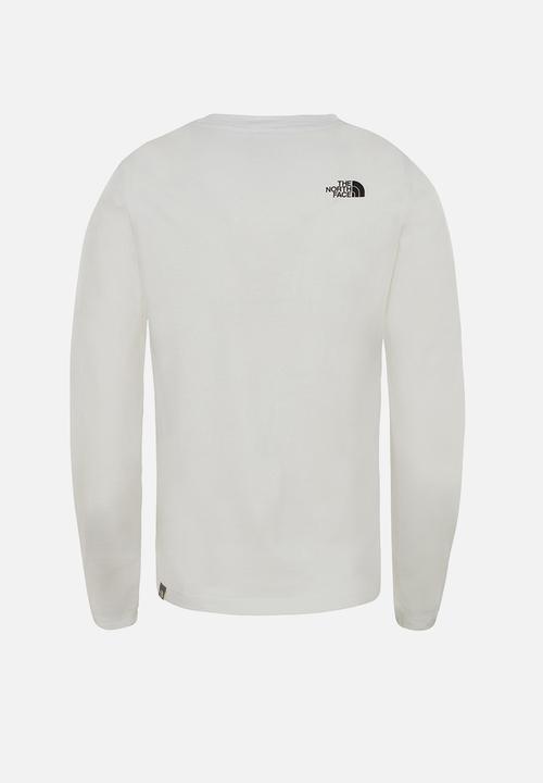 The North Face - Long sleeve easy tee - white