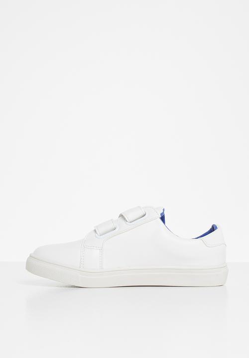 POLO - Boys alex velcro sneaker - white