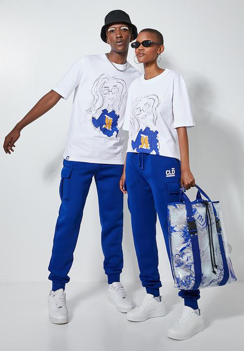 Thebe Magugu extra curricular  x CLD - Thebe Magugu extra curricular x CLD short sleeve tee - white