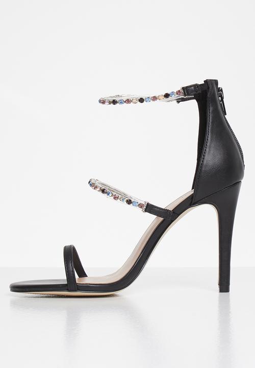 Call It Spring - Silvertip heel - black