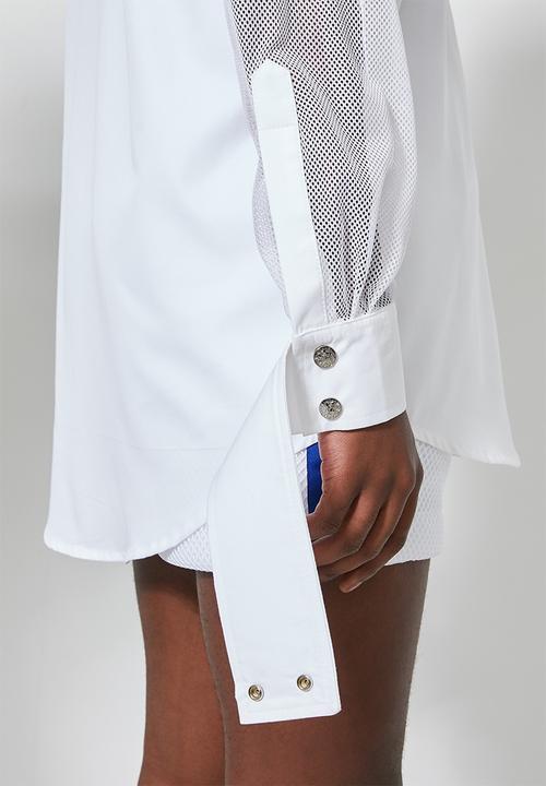 Thebe Magugu extra curricular  x CLD - Thebe Magugu extra curricular x CLD artist shirt - white