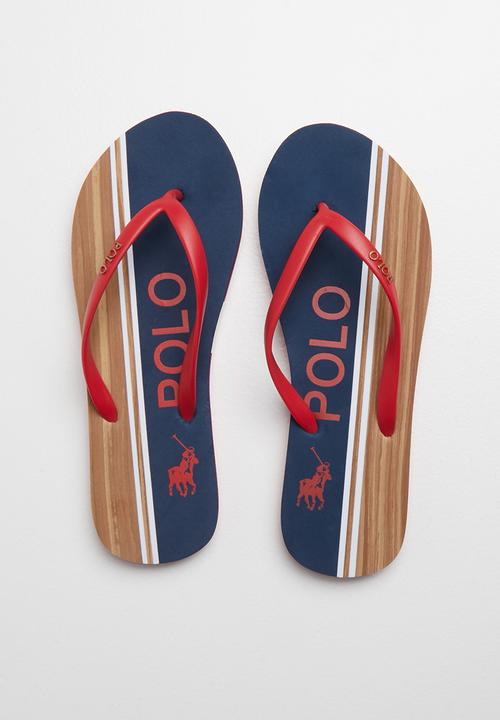 POLO - Elena cork flip flop - navy 