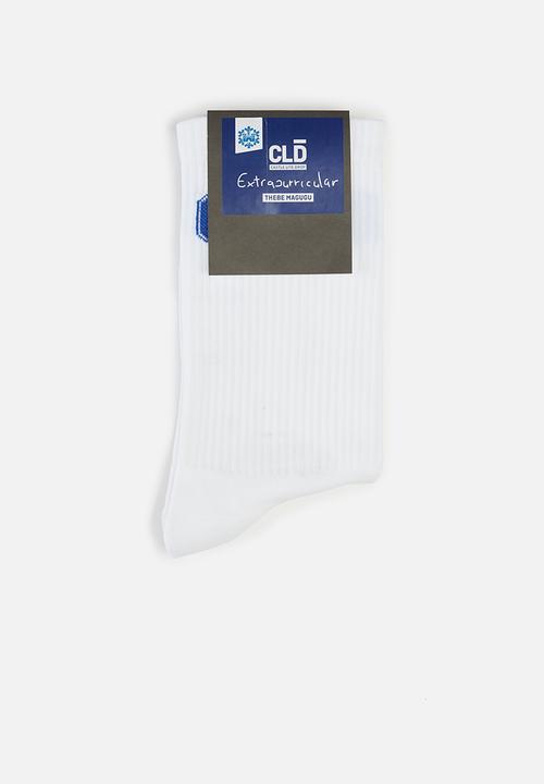 Thebe Magugu extra curricular  x CLD - Thebe Magugu extra curricular x CLD socks cld - white