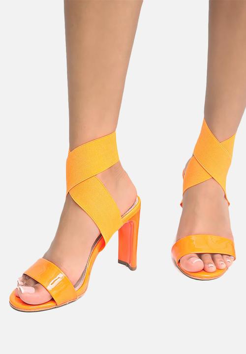 Seduction - Criss-cross heel - orange