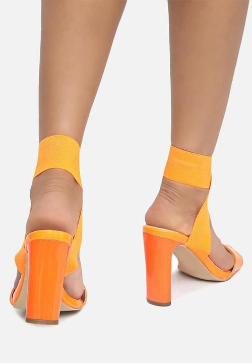 Seduction - Criss-cross heel - orange