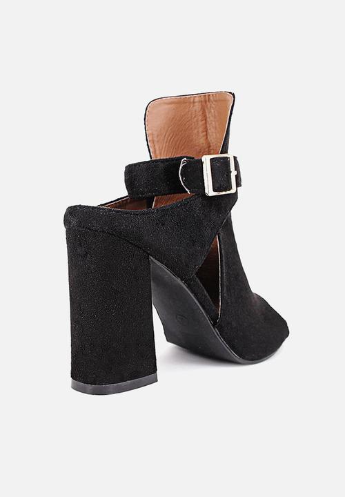 Seduction - Peep toe heel - black