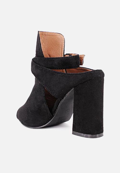 Seduction - Peep toe heel - black