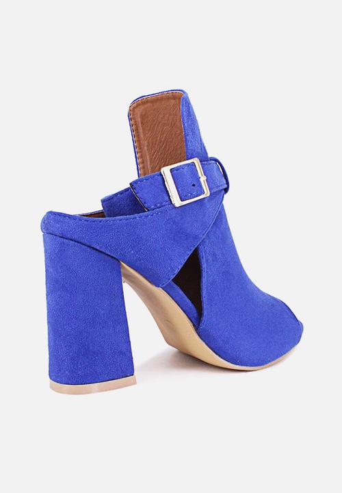 Seduction - Peep toe heel - blue