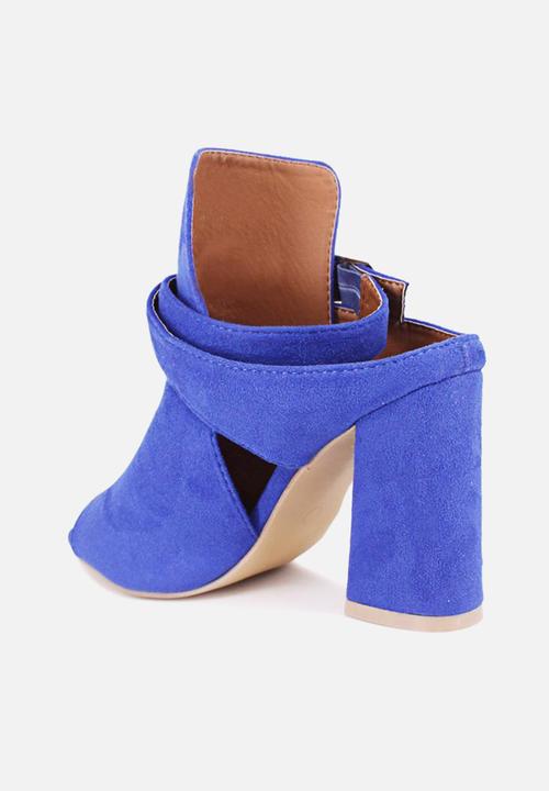 Seduction - Peep toe heel - blue