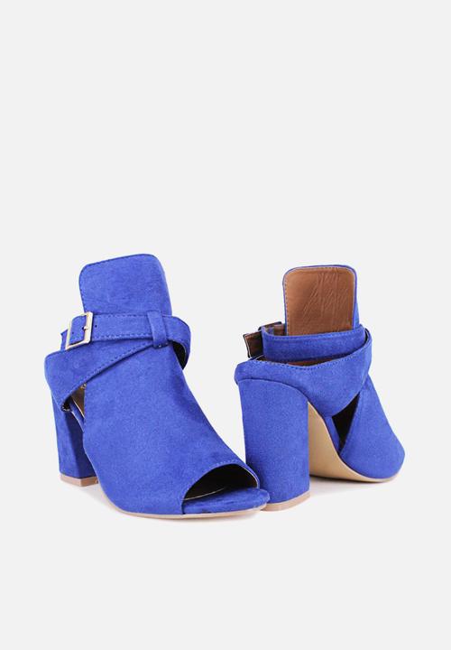 Seduction - Peep toe heel - blue