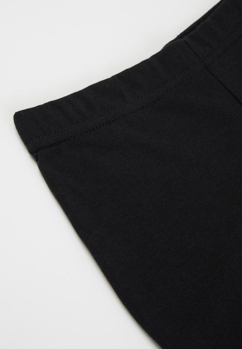 Pop Candy - Shorts & short sleeve tee pj set - grey & black