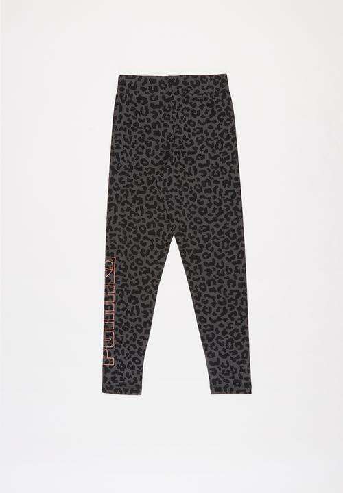 PUMA - Alpha leggings g - black & grey