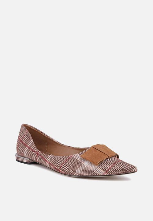 Seduction - Plaid pump - tan