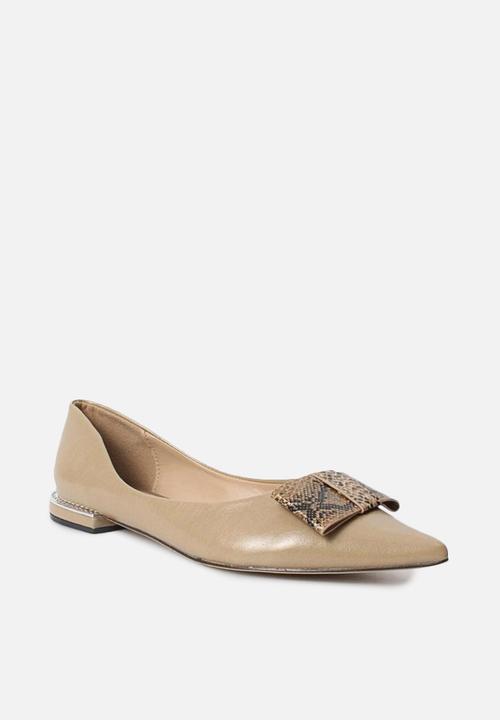 Seduction - Bow pump - taupe
