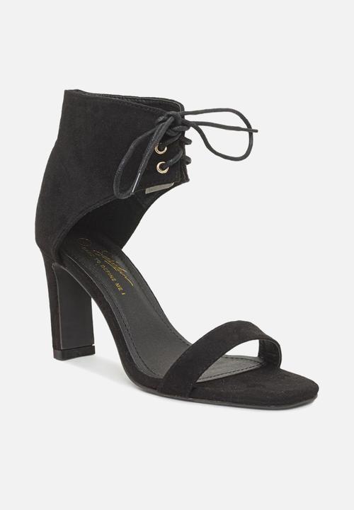 Seduction - Front tie heel - black