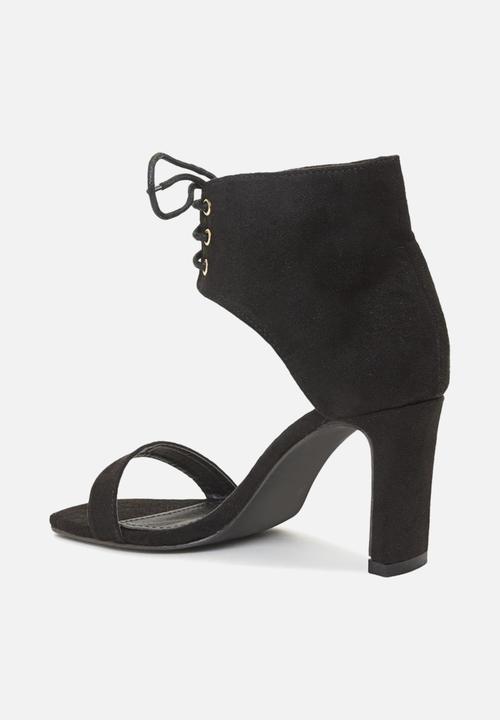 Seduction - Front tie heel - black