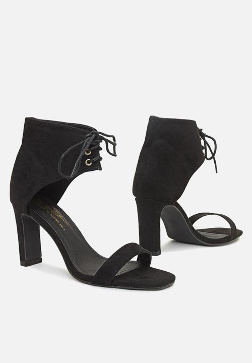 Seduction - Front tie heel - black