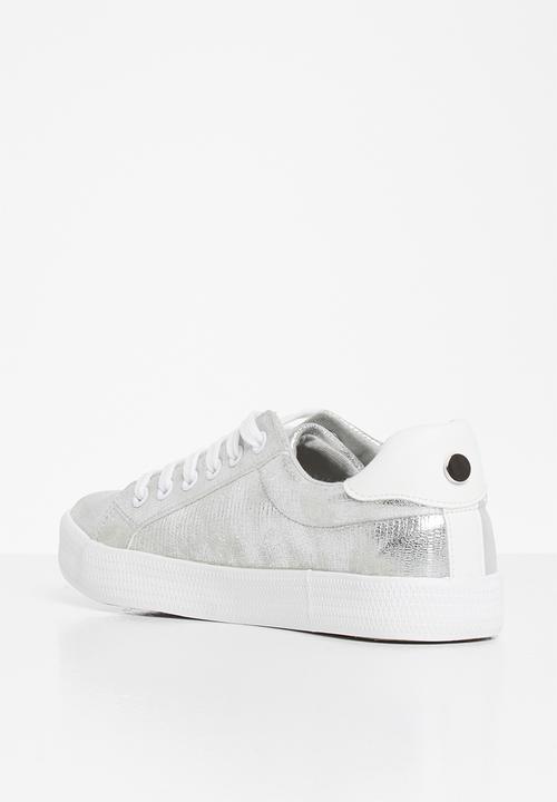 Tom Tom - Star metallic sneaker - silver