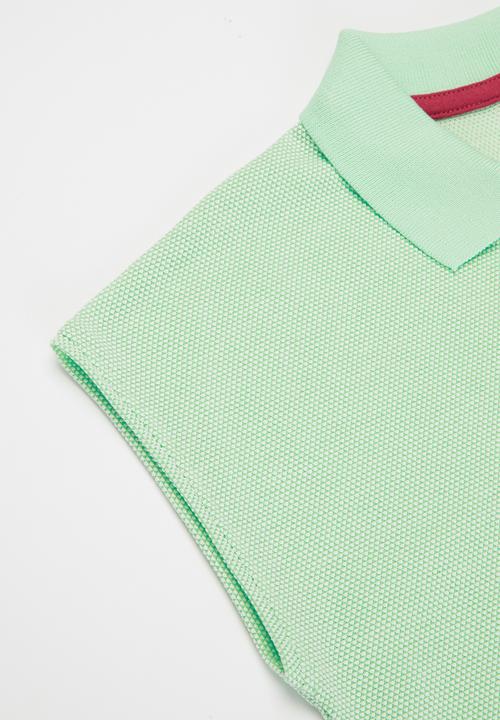 POLO - Girls hailey qtr zip golfer - green
