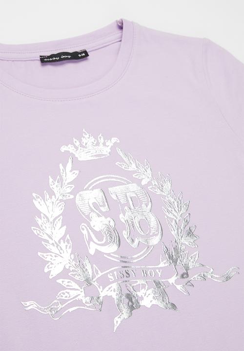 SISSY BOY - Crowing glory basic top - lilac