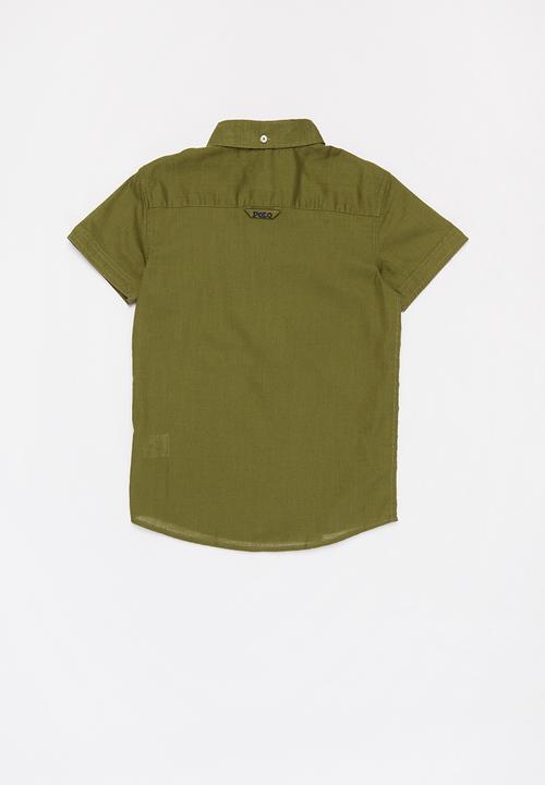 POLO - Boys luke short sleeve shirt - green